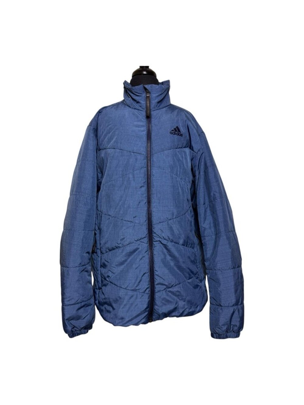 Adidas BSC Performance Insulated Jacket Men’s Small Blue CZ0617 Pockets Logo